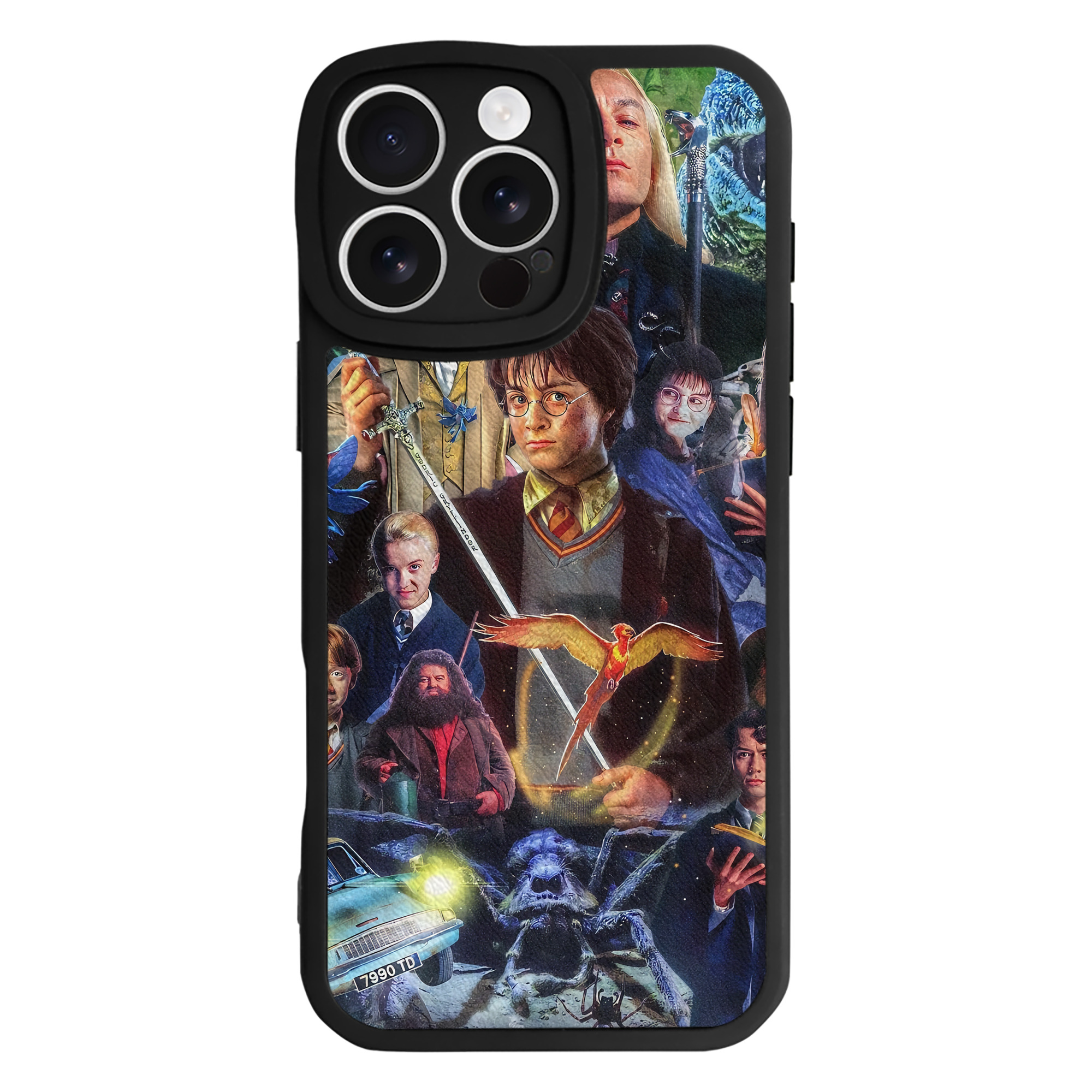（画像用） Harry Potter ハリー・ポッターシリーズ 【iPhone 16シリーズ対応】シリコンスマホケース（レザー調） 材質：シリコン